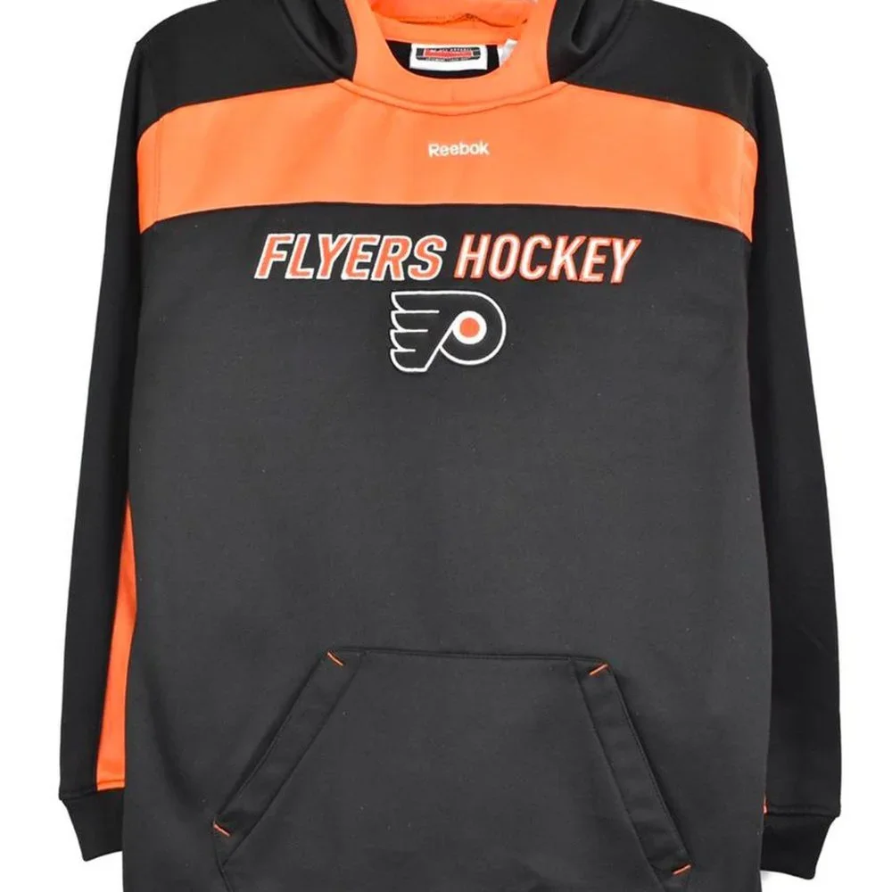 Vintage NHL Philadelphia Flyers embroidered black hoodie | Medium - Picture 1 of 3